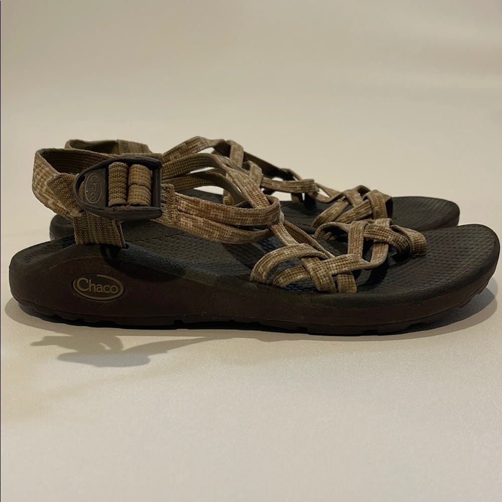 Chaco Brown Patterned Strappy Sandals - image 3